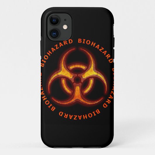 Coques Case-Mate iPhone Avertissement de zombie bibidanger (Dos)