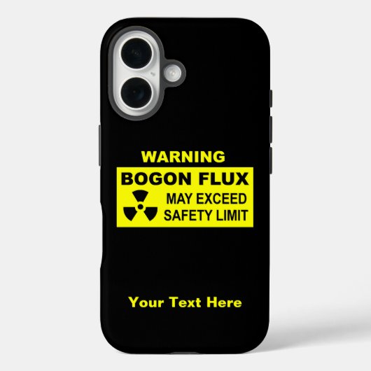 Coques Case-Mate iPhone Avertissement : Flux de Bogon (Verso)