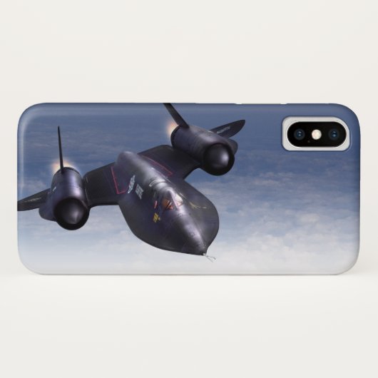 Coques Case-Mate iPhone Aviation Art Device Cass "SR-71 Blackbird" (Dos (Horizontal))