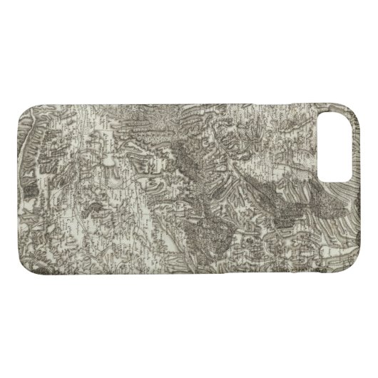 Coques Case-Mate iPhone Avignon, orange (Dos (Horizontal))