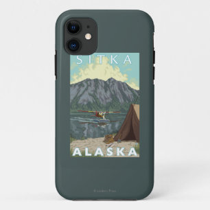 Etui iPhone Case-Mate Avion de Bush et pêche - Sitka, Alaska
