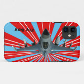 Coques Case-Mate iPhone Avion de chasse (Dos (Horizontal))