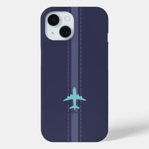 Coque Pour iPhone 15 Avion minimaliste