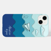 Coques Case-Mate iPhone Avion papier | L'aventure commence (Verso (horizontal))