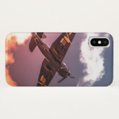 Coques Case-Mate iPhone Avion vintage magnifique ciel (Dos (Horizontal))