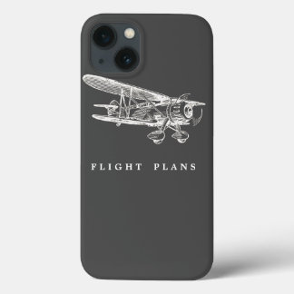 Case-Mate iPhone Case Avion vintage, plans de vol