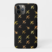 Coques Case-Mate iPhone Avions de combat, en noir (Dos)