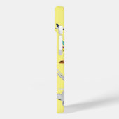 Coques Case-Mate iPhone Avions en Jaune (Verso / Gauche)