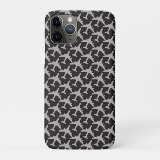 Coques Case-Mate iPhone Avions gris Avion Pilote Aviation Aviateur (Dos)