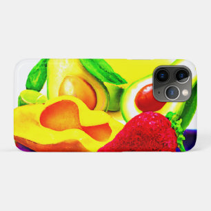 Case-Mate iPhone Case Avocado tropical, fraise et mangue. Commandez dès 