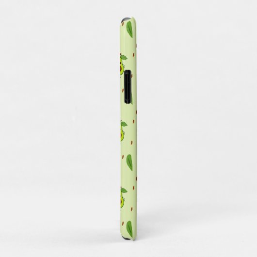 Coques Case-Mate iPhone Avocat Cute kawaii vert (Dos/Droite)