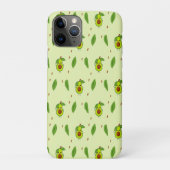 Coques Case-Mate iPhone Avocat Cute kawaii vert (Dos)
