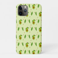 Avocat Cute kawaii vert
