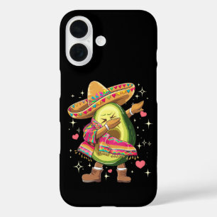 Coques iPhone 16 Avocat qui fait dabber le Cinco De Mayo Poncho Mex