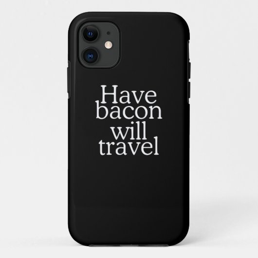 Coques Case-Mate iPhone Avoir Bacon va voyager (Dos)