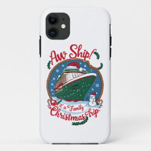 Case-Mate iPhone Case Aw Ship C'est une croisière de Noël en famille