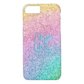 Coques Case-Mate iPhone Awesome Pastel Parties scintillant Girly Monogramm (Dos)