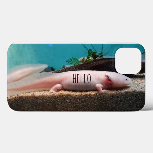 Coques Case-Mate iPhone Axolotl leuciste (Verso (horizontal))