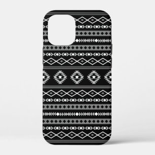 Case-Mate iPhone Case Aztec blanc gris noir Motifs mélangés Motif