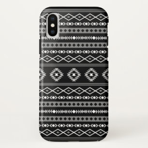 Case-Mate iPhone Case Aztec blanc gris noir Motifs mélangés Motif