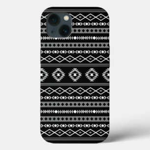 Case-Mate iPhone Case Aztec blanc gris noir Motifs mélangés Motif