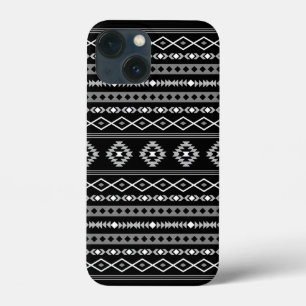 Case-Mate iPhone Case Aztec blanc gris noir Motifs mélangés Motif