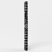 Coques Case-Mate iPhone Aztec blanc gris noir Motifs mélangés Motif (Dos/Droite)