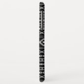 Coques Case-Mate iPhone Aztec blanc gris noir Motifs mélangés Motif (Dos/Gauche)