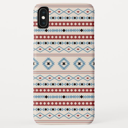 Coques Case-Mate iPhone Aztec Blue Red Black Cream Mixte Motifs Motif (Dos)