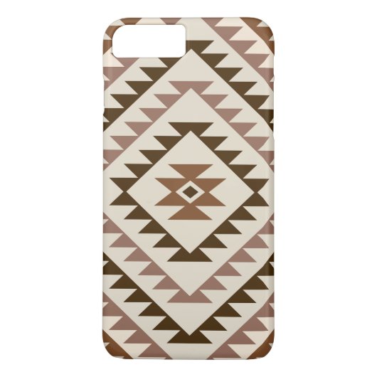 Coques Case-Mate iPhone Aztec Diamond Motif Design Browns+Cream (Dos)