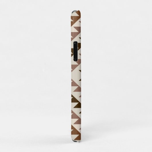 Coques Case-Mate iPhone Aztec Diamond Motif Design Browns+Cream (Dos/Droite)