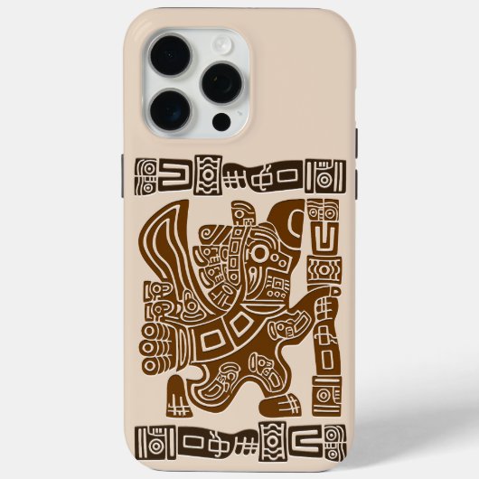 Coques Case-Mate iPhone Aztec Eagle Guerrier Tribal Art antique (Verso)