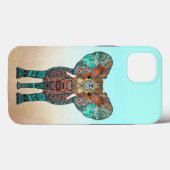 Coques Case-Mate iPhone Aztec Elephant (Verso (horizontal))