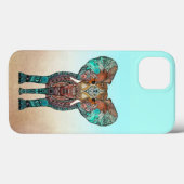 Coques Case-Mate iPhone Aztec Elephant (Verso (horizontal))