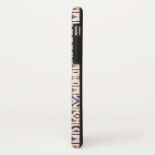 Coques Case-Mate iPhone Aztec Essence II Ptn Red Blue Gold Cream (Dos/Gauche)