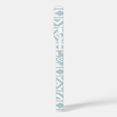 Coques Case-Mate iPhone Aztec Essence Ptn III Canard Bleu oeuf Blanc (Verso / Gauche)