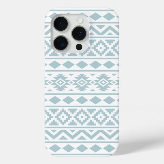 Coques Case-Mate iPhone Aztec Essence Ptn III Canard Bleu oeuf Blanc (Verso)