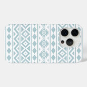 Coques Case-Mate iPhone Aztec Essence Ptn III Canard Bleu oeuf Blanc (Verso (horizontal))
