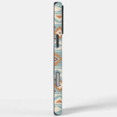 Coques Case-Mate iPhone Aztec Essence Ptn IIIb Blue Cream Terracottas (Verso / Droite)