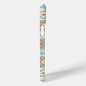 Coques Case-Mate iPhone Aztec Essence Ptn IIIb Blue Cream Terracottas (Verso / Droite)