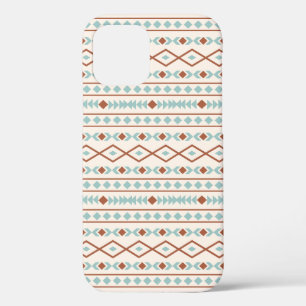 Case-Mate iPhone Case Aztec Formes Motif rouille crème Turquoise