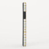 Coques Case-Mate iPhone Aztec Formes Motif Turquoise Gold Cream (Dos/Droite)
