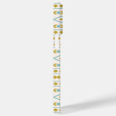 Coques Case-Mate iPhone Aztec Formes Motif Turquoise Gold Cream (Verso / Droite)