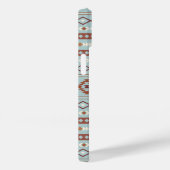 Coques Case-Mate iPhone Aztec Mixte Motif Motif Rusts Crème Bleu (Verso / Droite)