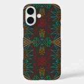Coques Case-Mate iPhone Aztec Native American Geometric Lined Pattern Art (Verso)