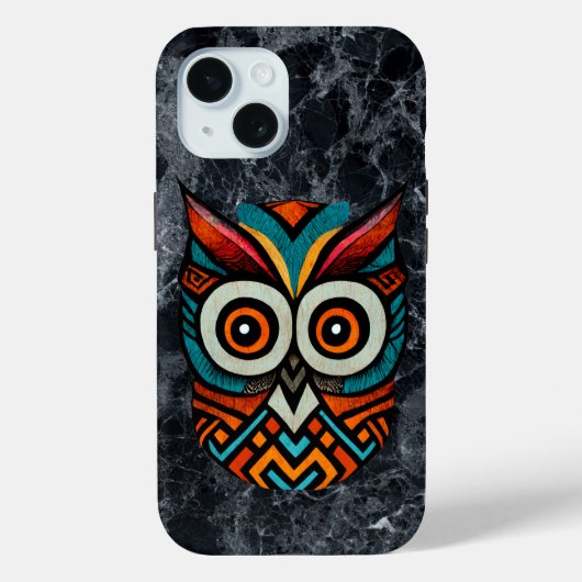 Coques Case-Mate iPhone Aztec Owl (Verso)