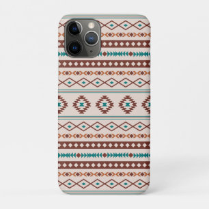 Case-Mate iPhone Case Aztec Rusts Crème Turquoise Motifs mélangés Motif