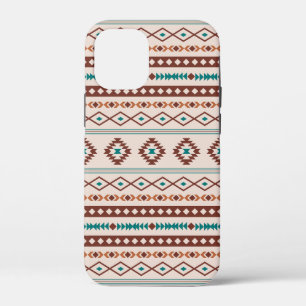 Case-Mate iPhone Case Aztec Rusts Crème Turquoise Motifs mélangés Motif