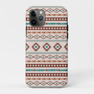 Case-Mate iPhone Case Aztec Rusts Crème Turquoise Motifs mélangés Motif