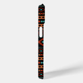 Coques Case-Mate iPhone Aztec Rusts Turquoise Noir Motifs mélangés Motif (Verso / Droite)